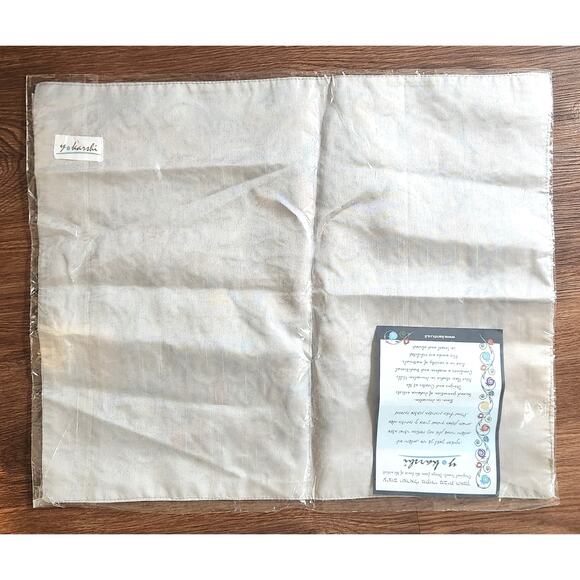 Yair Karshi Embroidered Challah Cover – Birds & Pomegranates – Judaica Israel - Picture 2 of 6